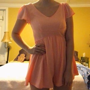 Peach Romper